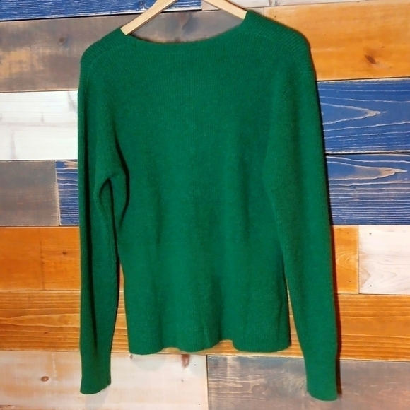 Made with Love green sweater M - Picture 6 of 7